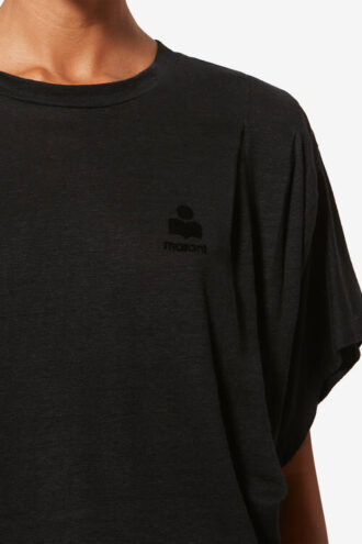 Kyanzae linne-T-shirt med logotyp