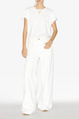 Lemony högmidjade jeans med lös passform