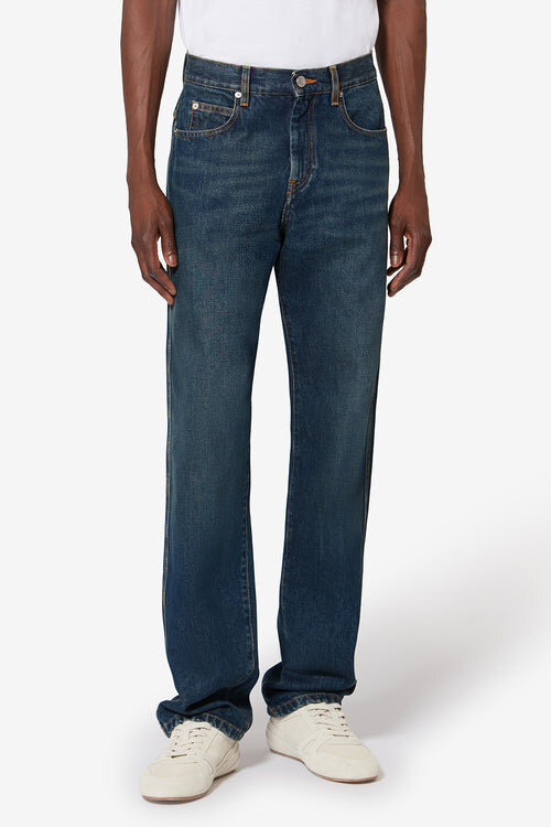 Lewys 5-fickors jeans i blekt denim Lewys 5-fickors jeans i blekt denim