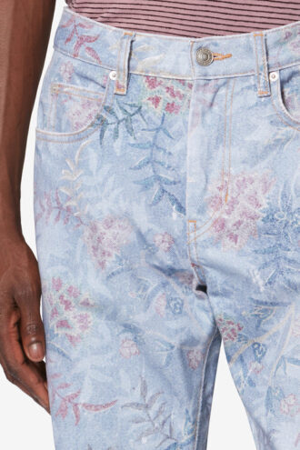 Lewys 5-fickors jeans i tryckt denim