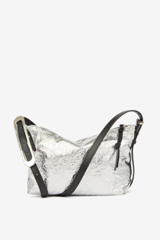 Leyden Mini Bag i metalliskt lammskinn