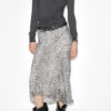 Lisanne Burnout Velvet Midi Skirt Lisanne Burnout Velvet Midi Skirt