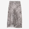 Lisanne Burnout Velvet Midi Skirt Lisanne Burnout Velvet Midi Skirt