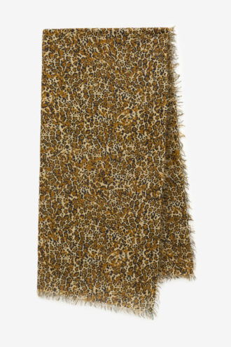 Madicia Scarf med leopardmönster