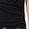 Maisan draperad kortärmad T-shirt Maisan draperad kortärmad T-shirt