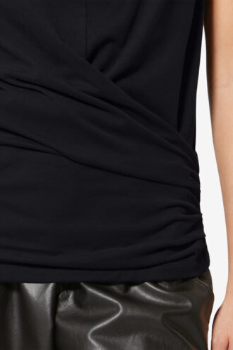 Maisan draperad kortärmad T-shirt Maisan draperad kortärmad T-shirt