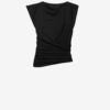 Maisan draperad kortärmad T-shirt Maisan draperad kortärmad T-shirt