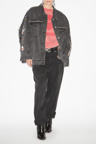 Manona broderad jeansjacka
