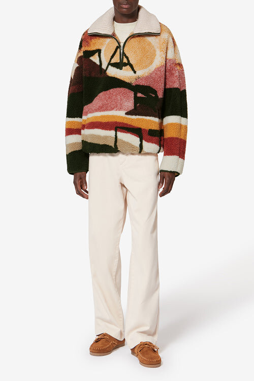 Marley Desert Print Fleece Jacket Marley Desert Print Fleece Jacket