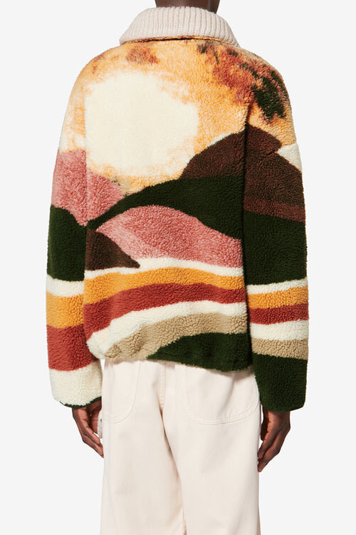 Marley Desert Print Fleece Jacket Marley Desert Print Fleece Jacket