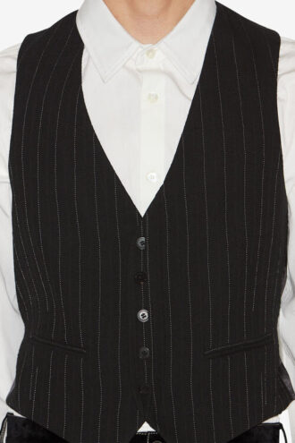 Mika Tennis Stripe Suit Vest
