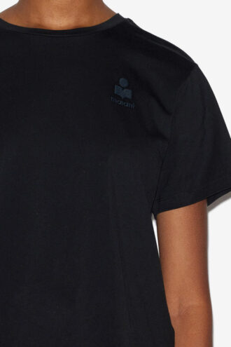 Mody kortärmad bomullst-shirt med logotyp Mody kortärmad bomullst-shirt med logotyp