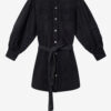 Moe blekt chambray-skjortklänning Moe blekt chambray-skjortklänning