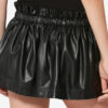Naline-shorts i mjukt konstläder Naline-shorts i mjukt konstläder