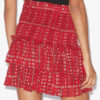 Naomi tryckt smockad bomullsvoile kjol Naomi tryckt smockad bomullsvoile kjol