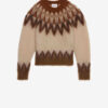 Natania Mohair Fair Isle-mönstrad tröja Natania Mohair Fair Isle-mönstrad tröja