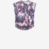 Nayda Asymmetrisk T-shirt i bomull med tryck Nayda Asymmetrisk T-shirt i bomull med tryck