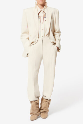 Neonda Flowing Crepe Suit Pants