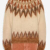Nicolas Mohair Fair Isle-mönstrad tröja Nicolas Mohair Fair Isle-mönstrad tröja