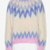 Nicolas Mohair Fair Isle-mönstrad tröja Nicolas Mohair Fair Isle-mönstrad tröja