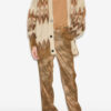 Nielson Mohair Fair Isle-mönstrad kofta