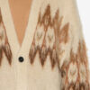 Nielson Mohair Fair Isle-mönstrad kofta