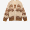 Nielson Mohair Fair Isle-mönstrad kofta