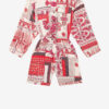 Niely Playsuit i tryckt bomullsvoile Niely Playsuit i tryckt bomullsvoile