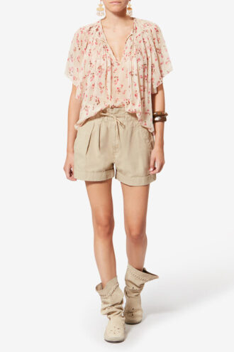 Nirma shorts i bomull och linne