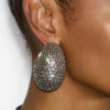 Njut av Rhinestone Hoop Earrings Njut av Rhinestone Hoop Earrings