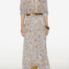 Noeline tryckt crepe-blus Noeline tryckt crepe-blus