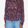 Noeline tryckt crepe-blus Noeline tryckt crepe-blus
