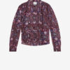 Noeline tryckt crepe-blus Noeline tryckt crepe-blus