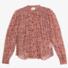 Noeline tryckt crepe-blus Noeline tryckt crepe-blus