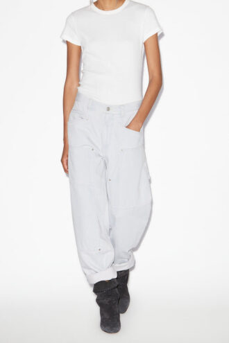 Ophra Loose Fit Fine Denim Jeans