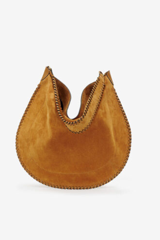 Oskan Hobo Soft Bag i flätat mocka