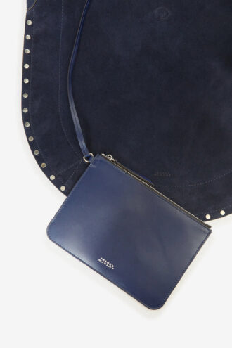 Oskan Hobo Soft Zip handväska i mocka