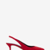 Padim högklackade pumps i mocka med slingback Padim högklackade pumps i mocka med slingback