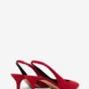 Padim högklackade pumps i mocka med slingback Padim högklackade pumps i mocka med slingback