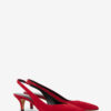 Padim högklackade pumps i mocka med slingback Padim högklackade pumps i mocka med slingback