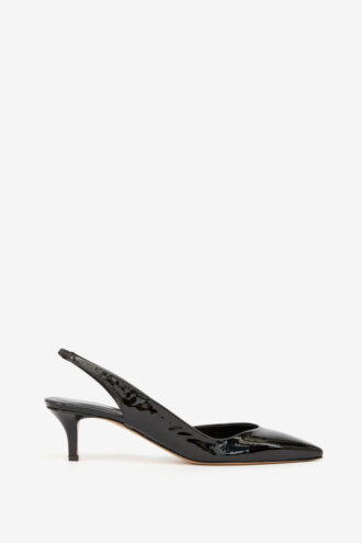 Padim högklackade pumps med slingback i lackläder Padim högklackade pumps med slingback i lackläder