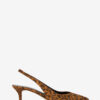 Padim pumps med rem bak i leopardmönstrat mocka Padim pumps med rem bak i leopardmönstrat mocka