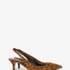 Padim pumps med rem bak i leopardmönstrat mocka Padim pumps med rem bak i leopardmönstrat mocka