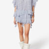 Payton Kaftan-inspirerad topp i bomull och blommig spets Payton Kaftan-inspirerad topp i bomull och blommig spets