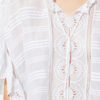 Payton Kaftan-inspirerad topp i bomull och blommig spets Payton Kaftan-inspirerad topp i bomull och blommig spets