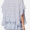 Payton Kaftan-inspirerad topp i bomull och blommig spets Payton Kaftan-inspirerad topp i bomull och blommig spets
