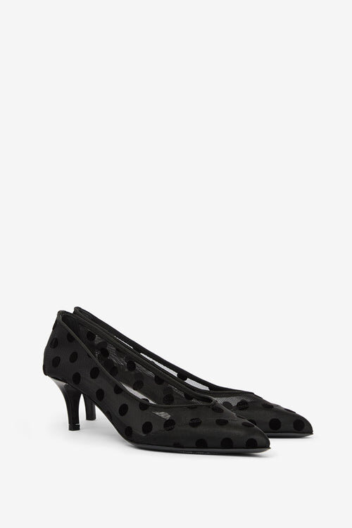 Peleo pumps i tyll med prickar Peleo pumps i tyll med prickar