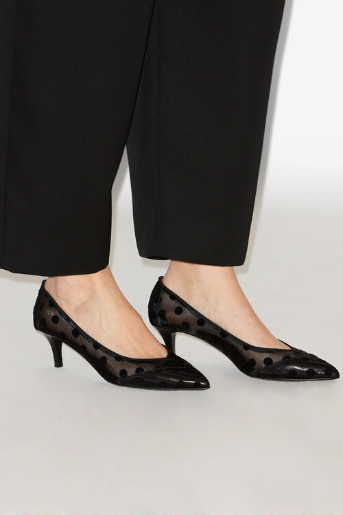 Peleo pumps i tyll med prickar Peleo pumps i tyll med prickar