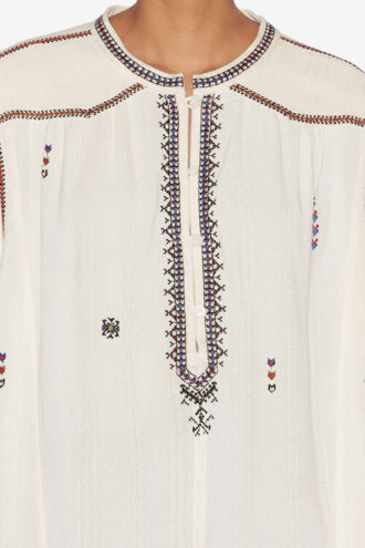 Pelson broderad gasblus