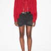 Plalia samlad bomullsvoile-blus Plalia samlad bomullsvoile-blus